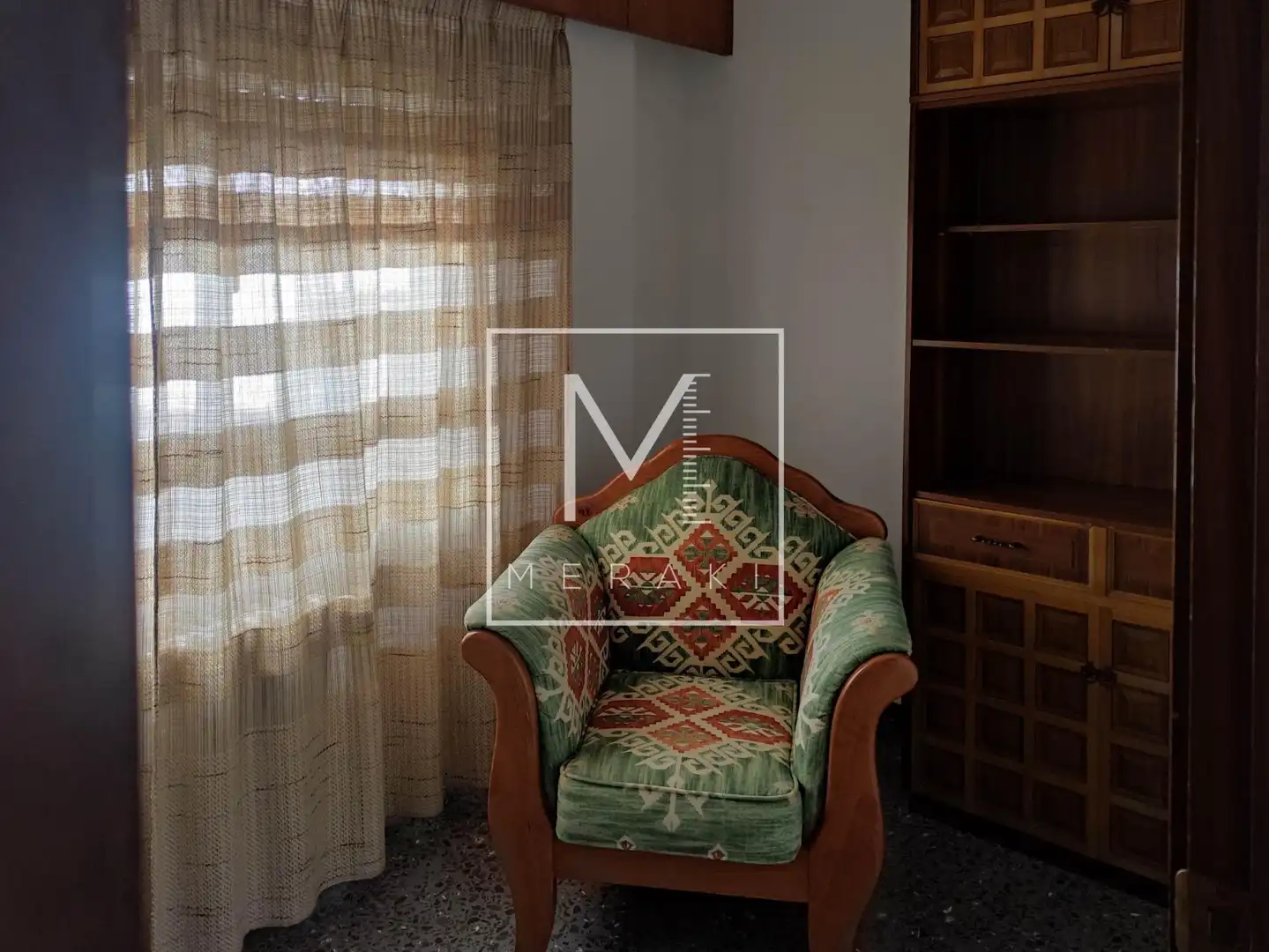 Wohnzimmer von Wohnung zur Miete in Albacete mit Klimaanlage, Heizung und Terrasse