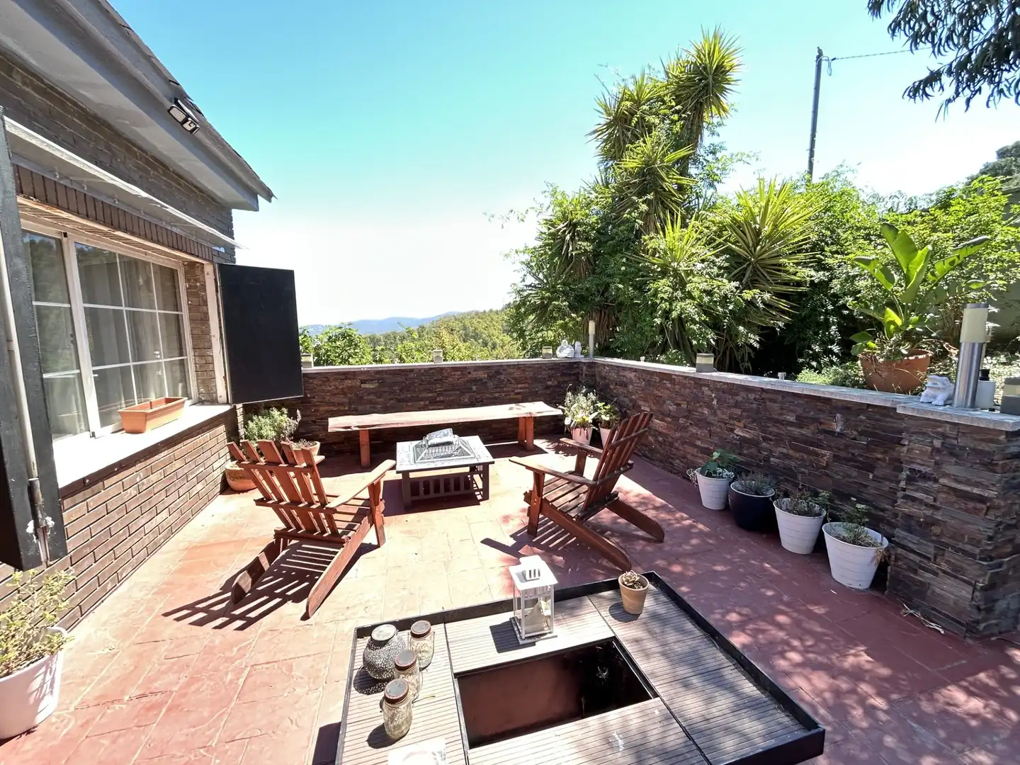 Terrasse von Haus oder Chalet zum Verkauf in Cervelló mit Klimaanlage, Privatgarten und Schwimmbad
