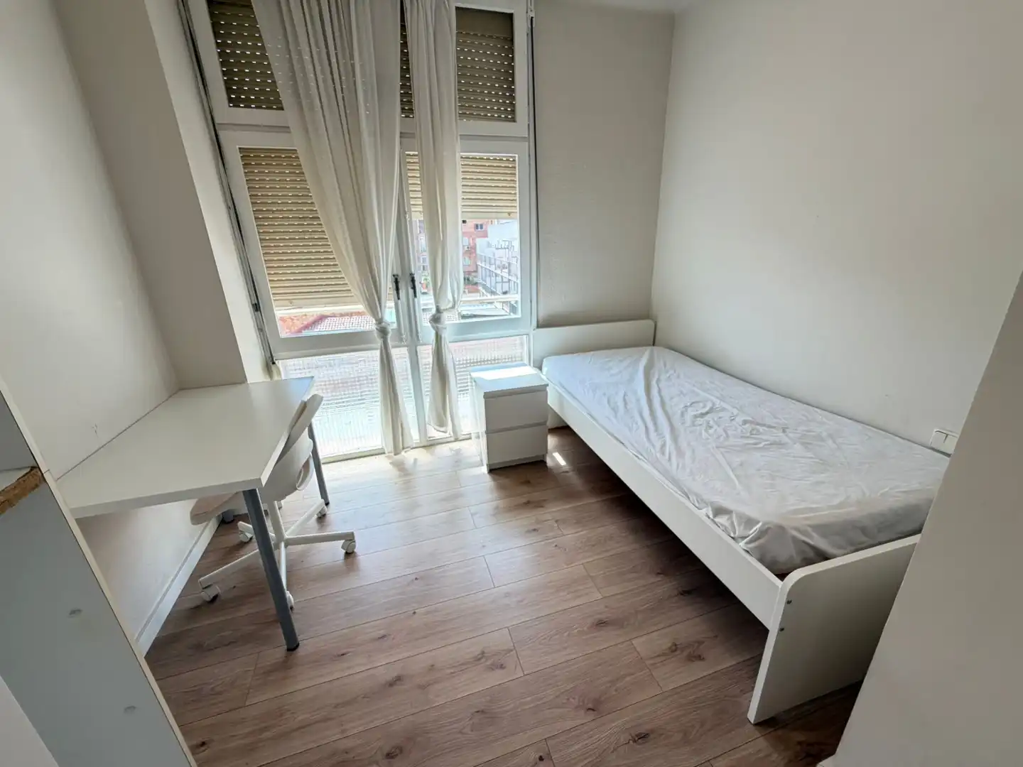 Bedroom of Flat for rent in Lleida  with Heating, Parquet flooring and Furnished