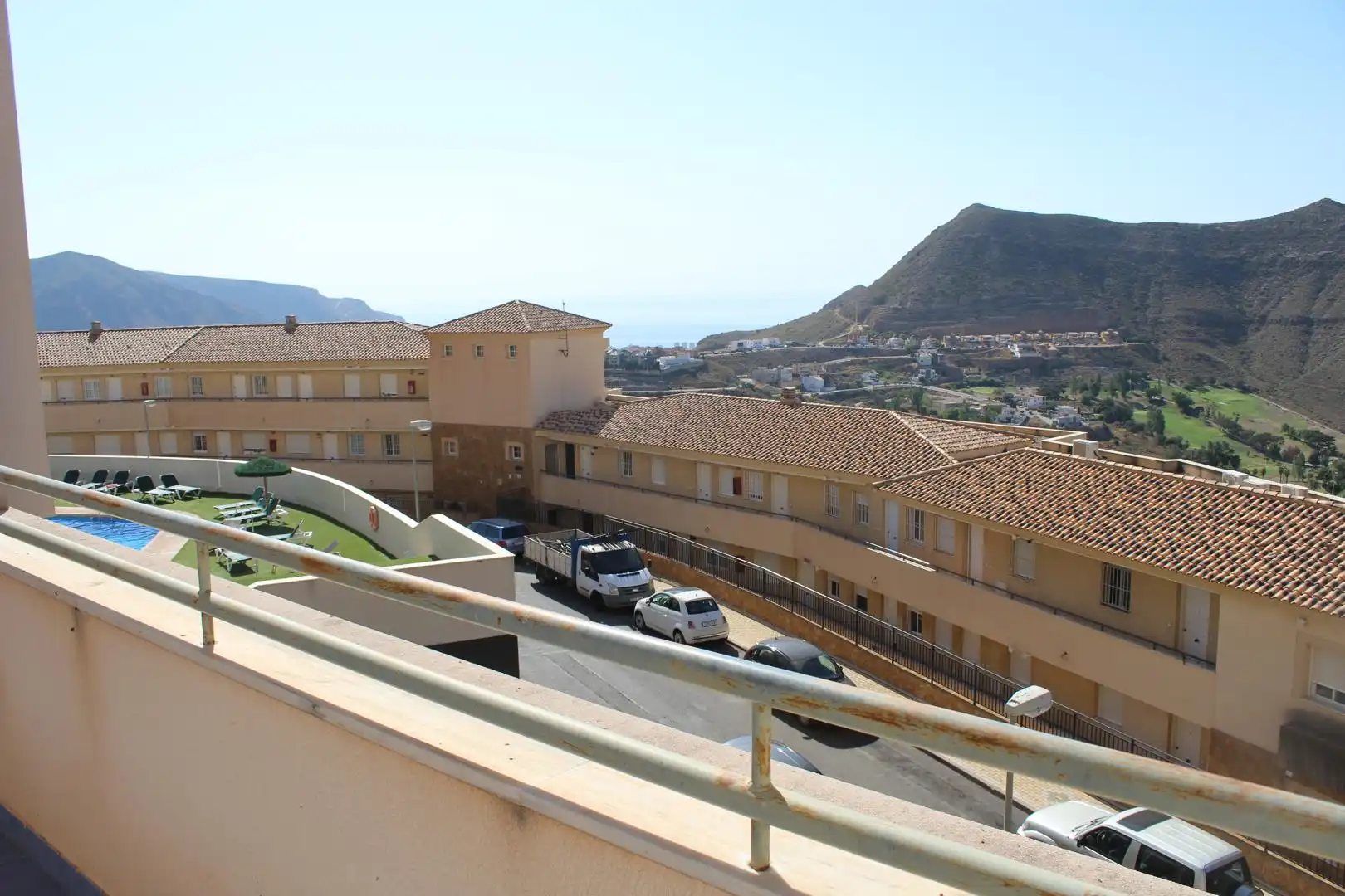 Exterior view of Apartments for sale in Vícar  with Air Conditioner, Terrace and Swimming Pool