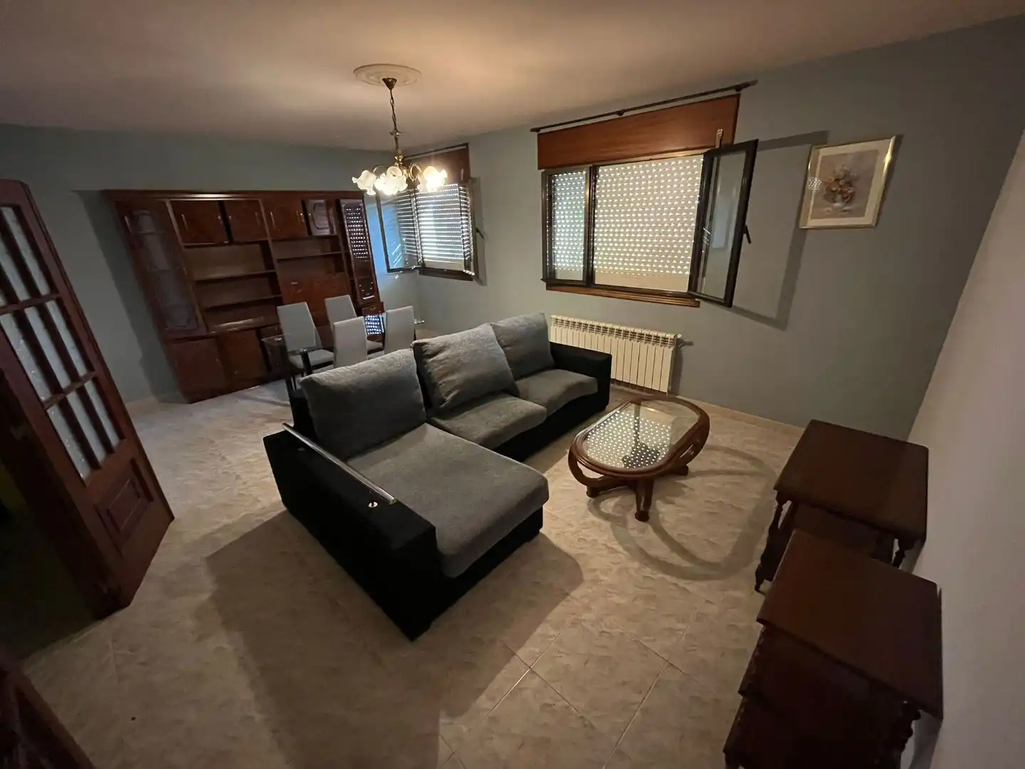 Living room of Flat for rent in Burela  with Furnished, Oven and Washing machine