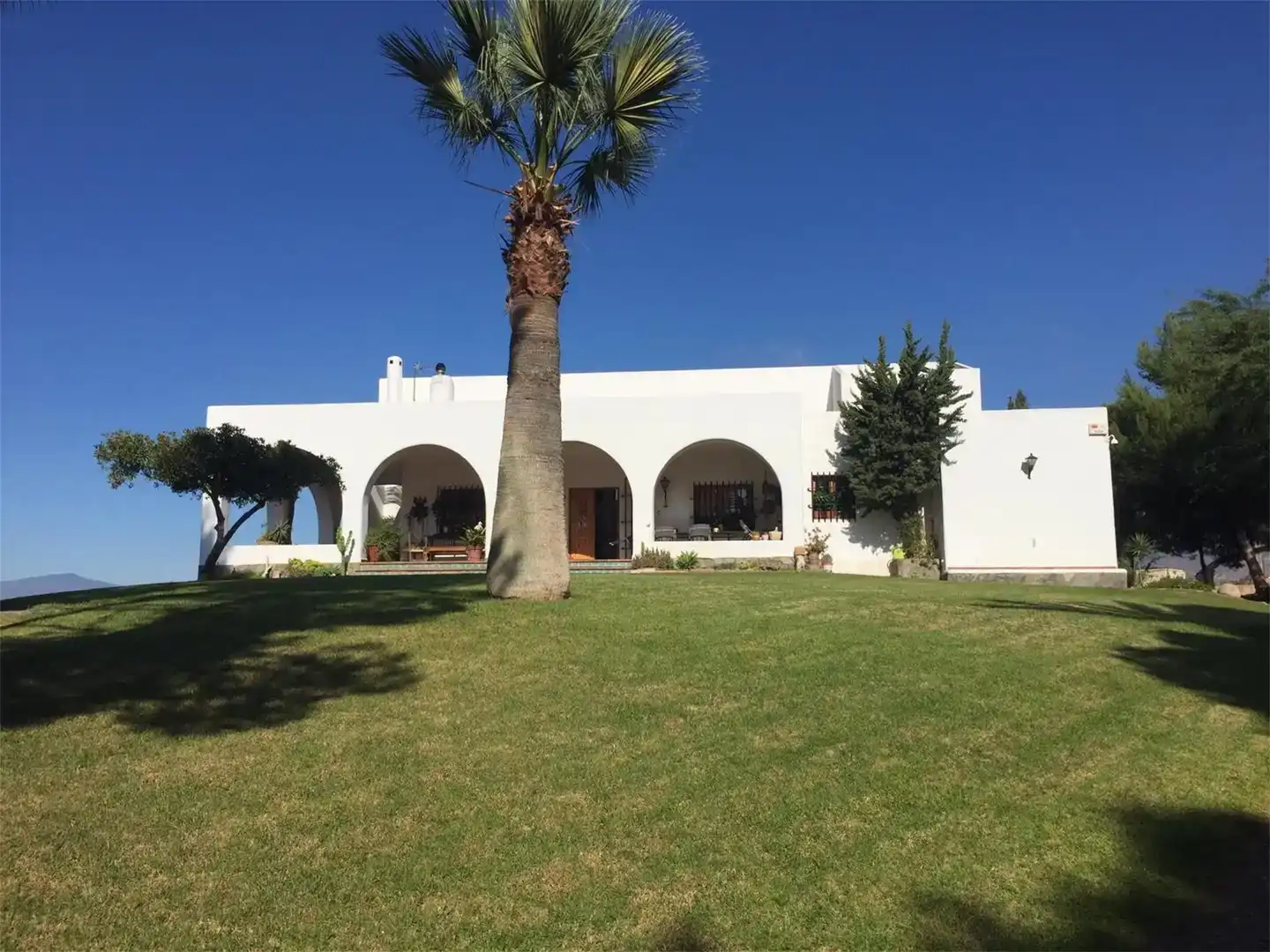 Vista exterior de Finca rústica en venda en Pechina amb Aire condicionat i Piscina
