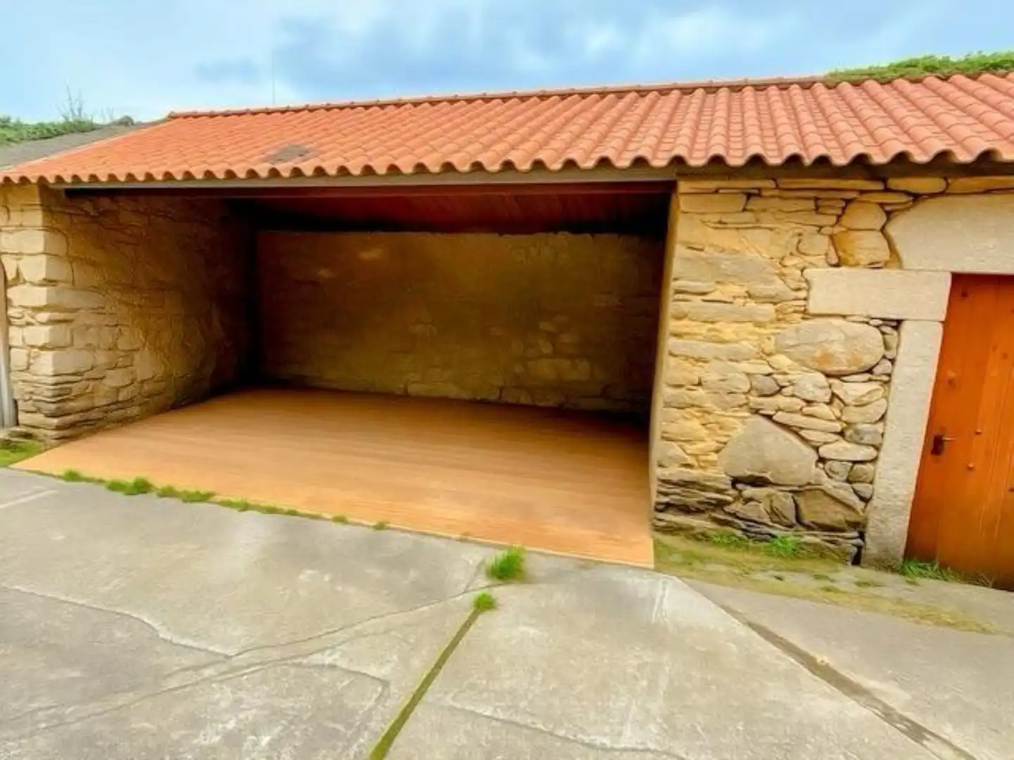 Vista exterior de Finca rústica en venta en Ponteceso con Calefacción y Amueblado