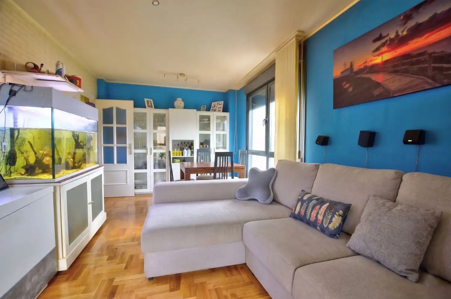 Sala de estar de Piso en venta en Avilés con Calefacción, Trastero y Piscina