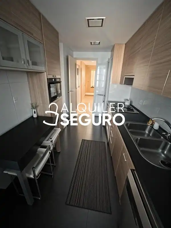 Kitchen of Flat for rent in Benidorm  with Heating, Terrace and Furnished