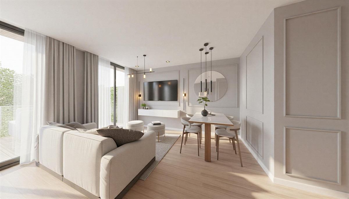 Sala d'estar de Apartament en venda en Mijas amb Terrassa, Balcó i Piscina comunitària