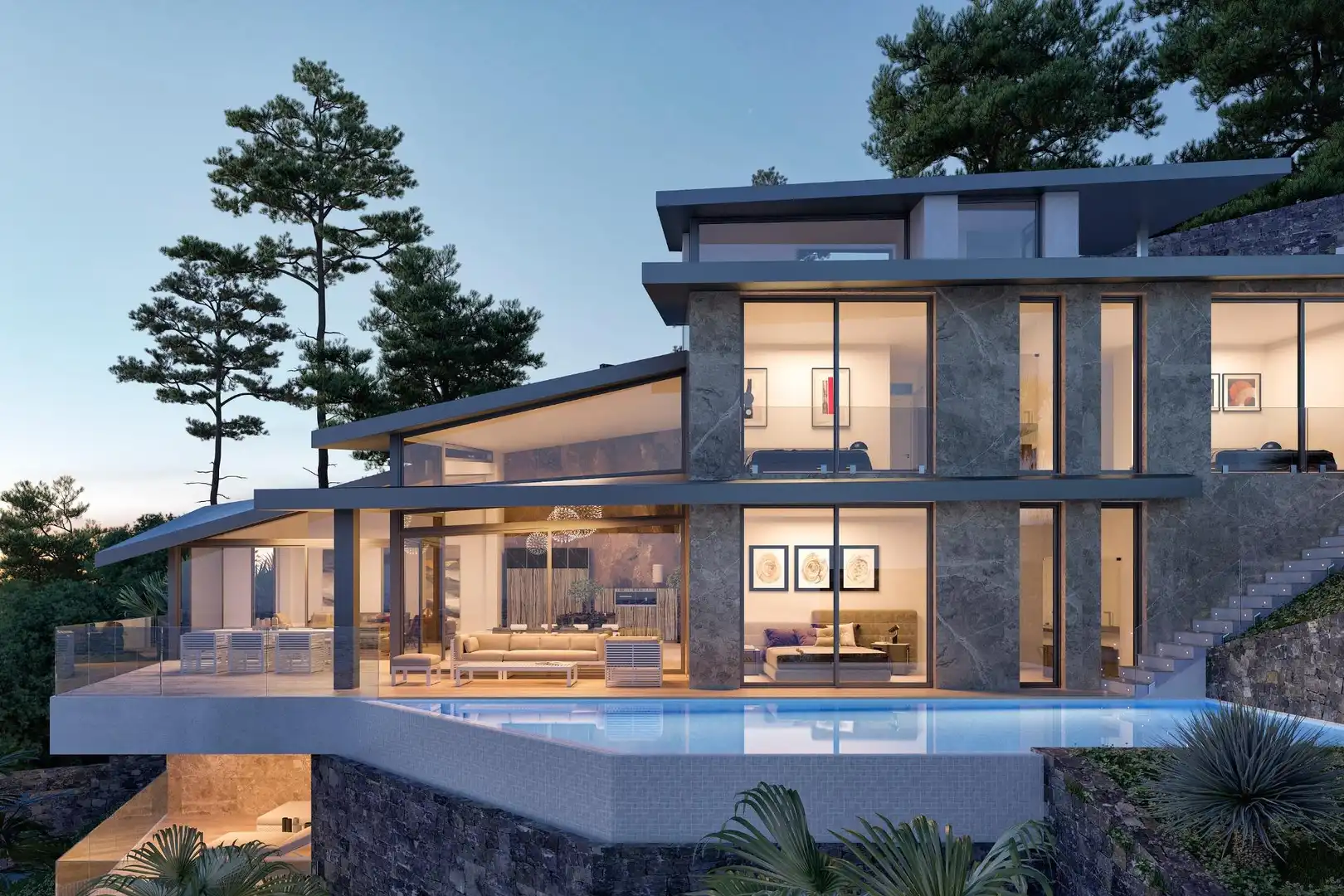 Exterior view of Houses for sale in Jávea / Xàbia  with Air Conditioner, Private garden and Terrace