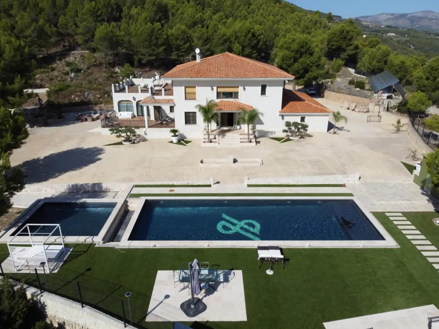Piscina de Casa o chalet en venta en Benimantell con Aire acondicionado, Jardín privado y Terraza