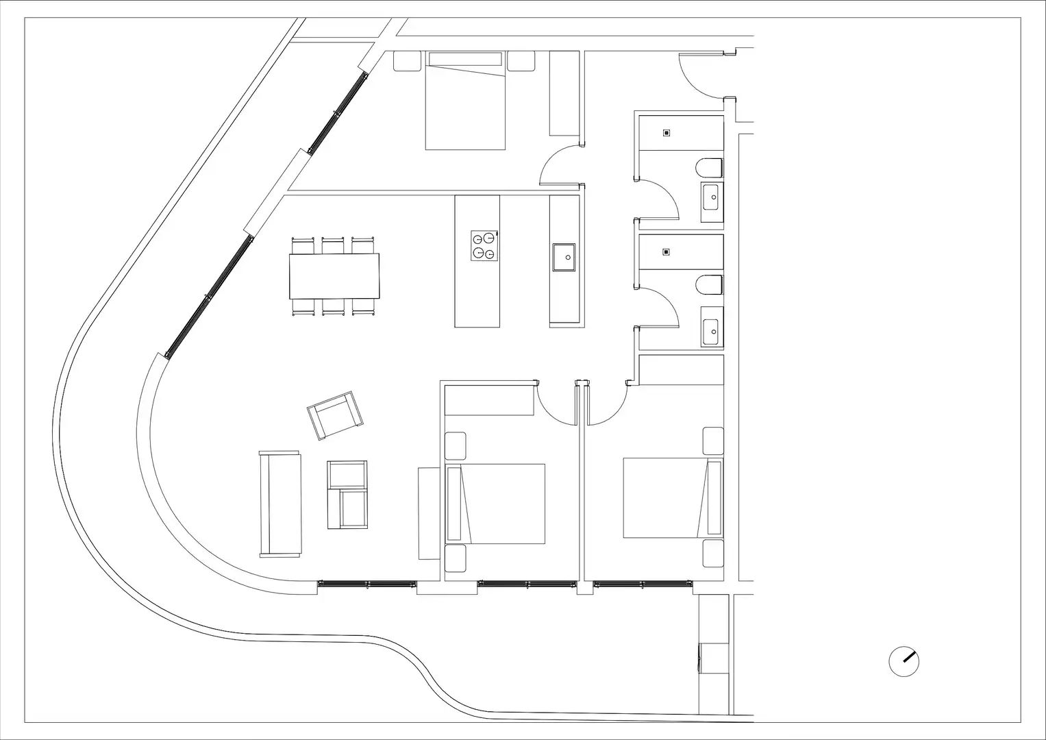Apartament en venda en Calpe / Calp amb Aire condicionat, Calefacció i Jardí privat