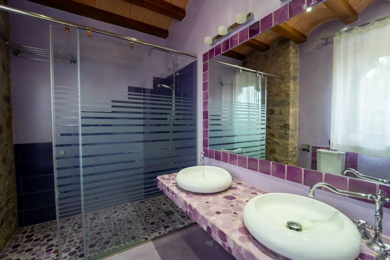 Baño de Finca rústica en venta en Sant Joan de Mollet con Aire acondicionado, Calefacción y Jardín privado