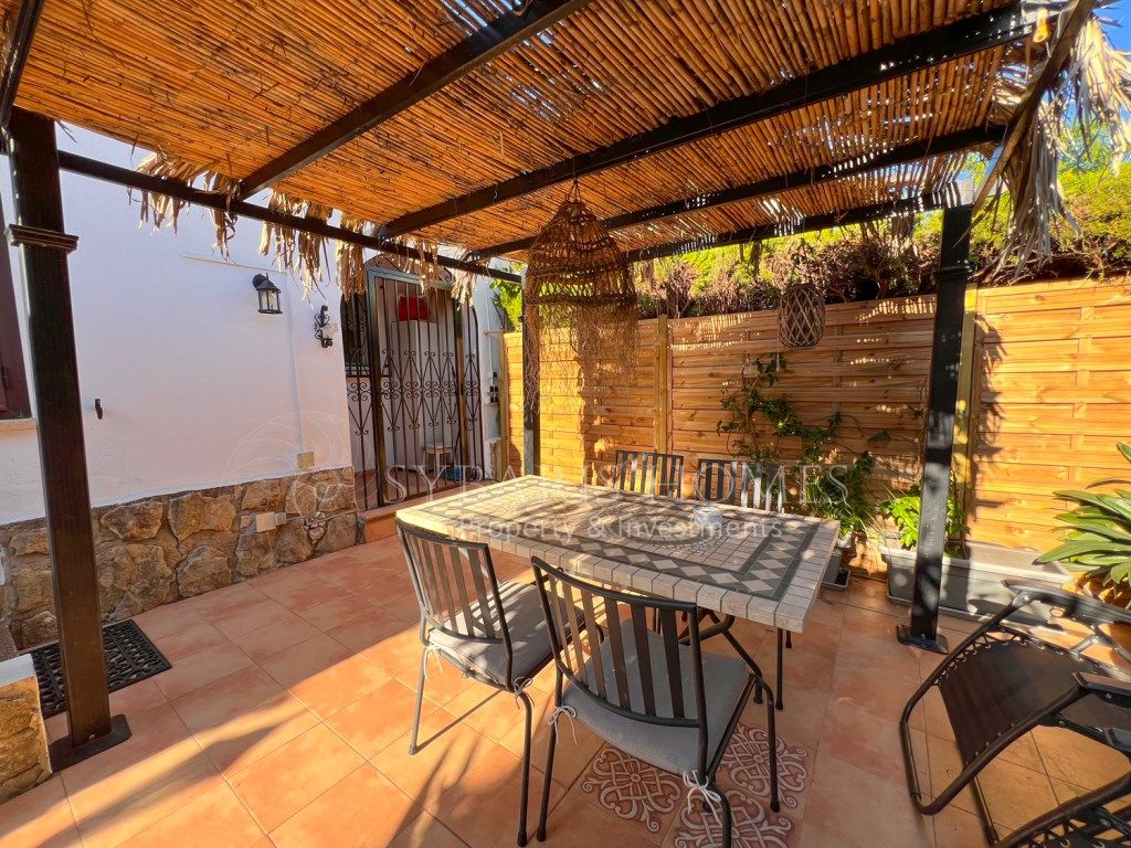 Terrassa de Casa o xalet de lloguer en Dénia amb Aire condicionat, Jardí privat i Terrassa