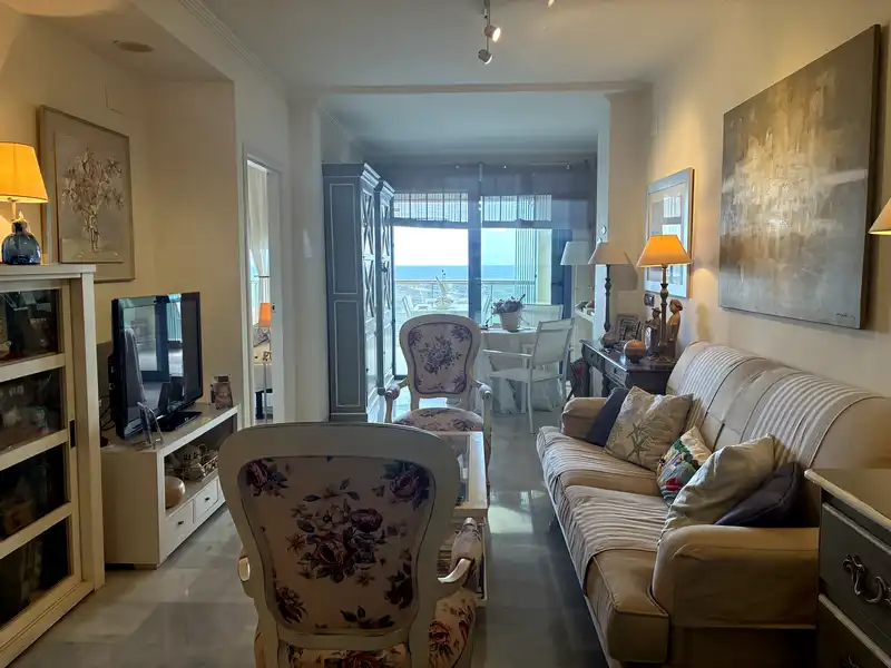 Sala de estar de Apartamento de alquiler en Altea con Aire acondicionado, Calefacción y Terraza