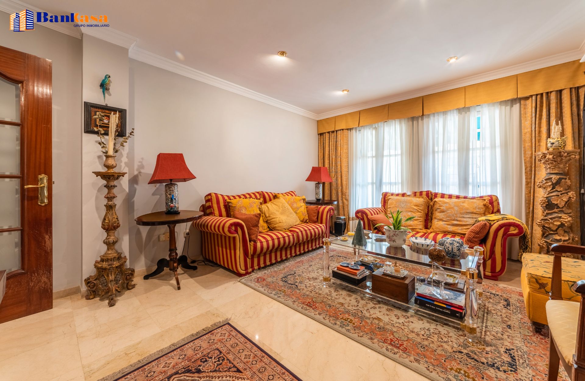 Sala d'estar de Pis en venda en Málaga Capital amb Terrassa i Moblat