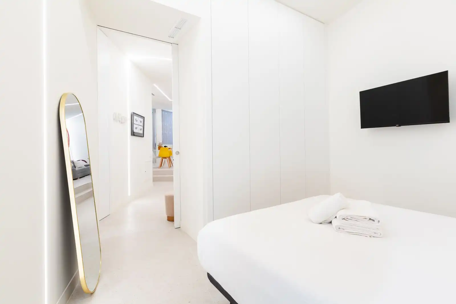 Schlafzimmer von Wohnung zum Verkauf in Málaga mit Klimaanlage, Heizung und Möbliert