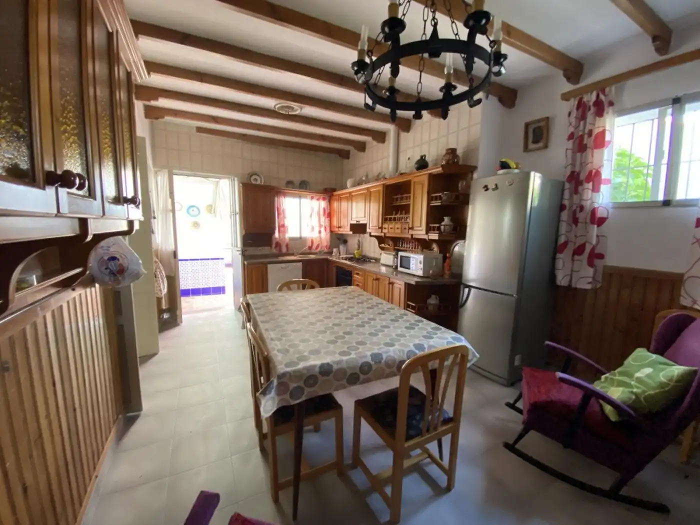 Cuina de Casa o xalet en venda en El Pedroso amb Terrassa, Traster i Balcó