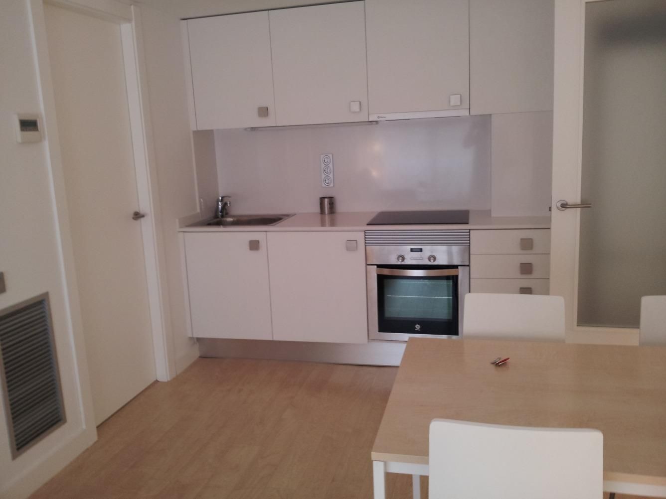 Cuina de Pis de lloguer en Caldes de Montbui amb Aire condicionat, Calefacció i Parquet