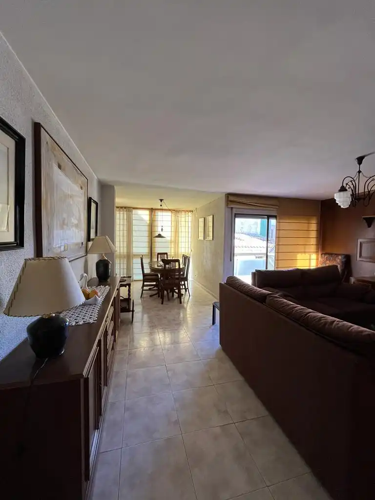 Wohnzimmer von Wohnung zur Miete in Palamós mit Terrasse, Möbliert und Ofen