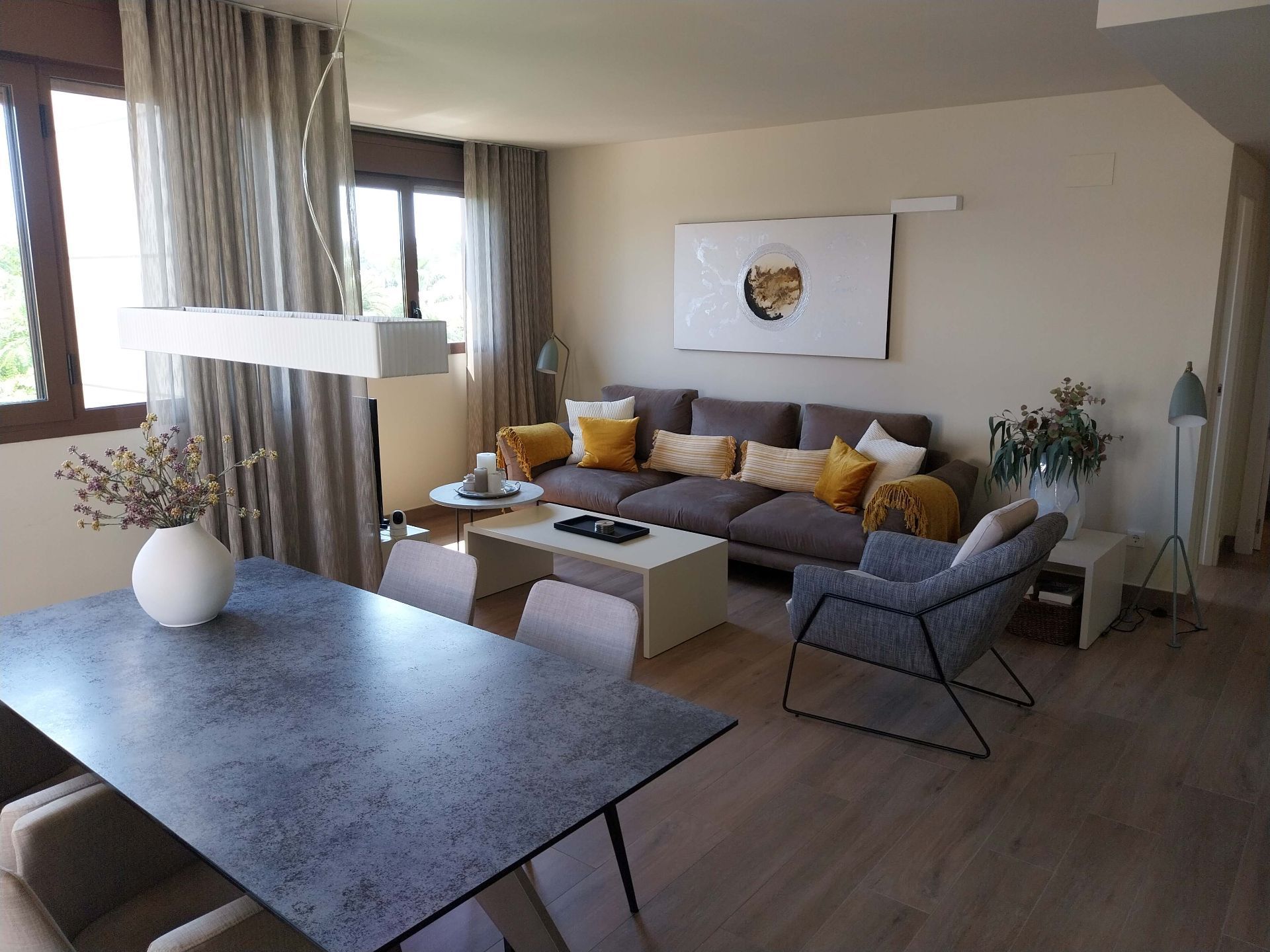 Sala d'estar de Apartament en venda en Jávea / Xàbia amb Aire condicionat, Calefacció i Terrassa