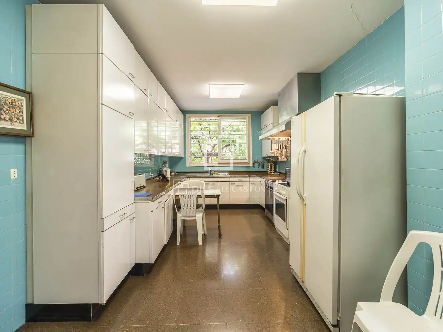 Cocina de Casa o chalet en venta en Barcelona con Calefacción, Jardín privado y Trastero