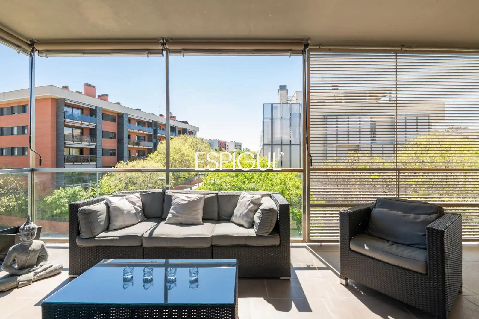 Terrace of Flat for sale in Sant Cugat del Vallès  with Air Conditioner, Heating and Parquet flooring