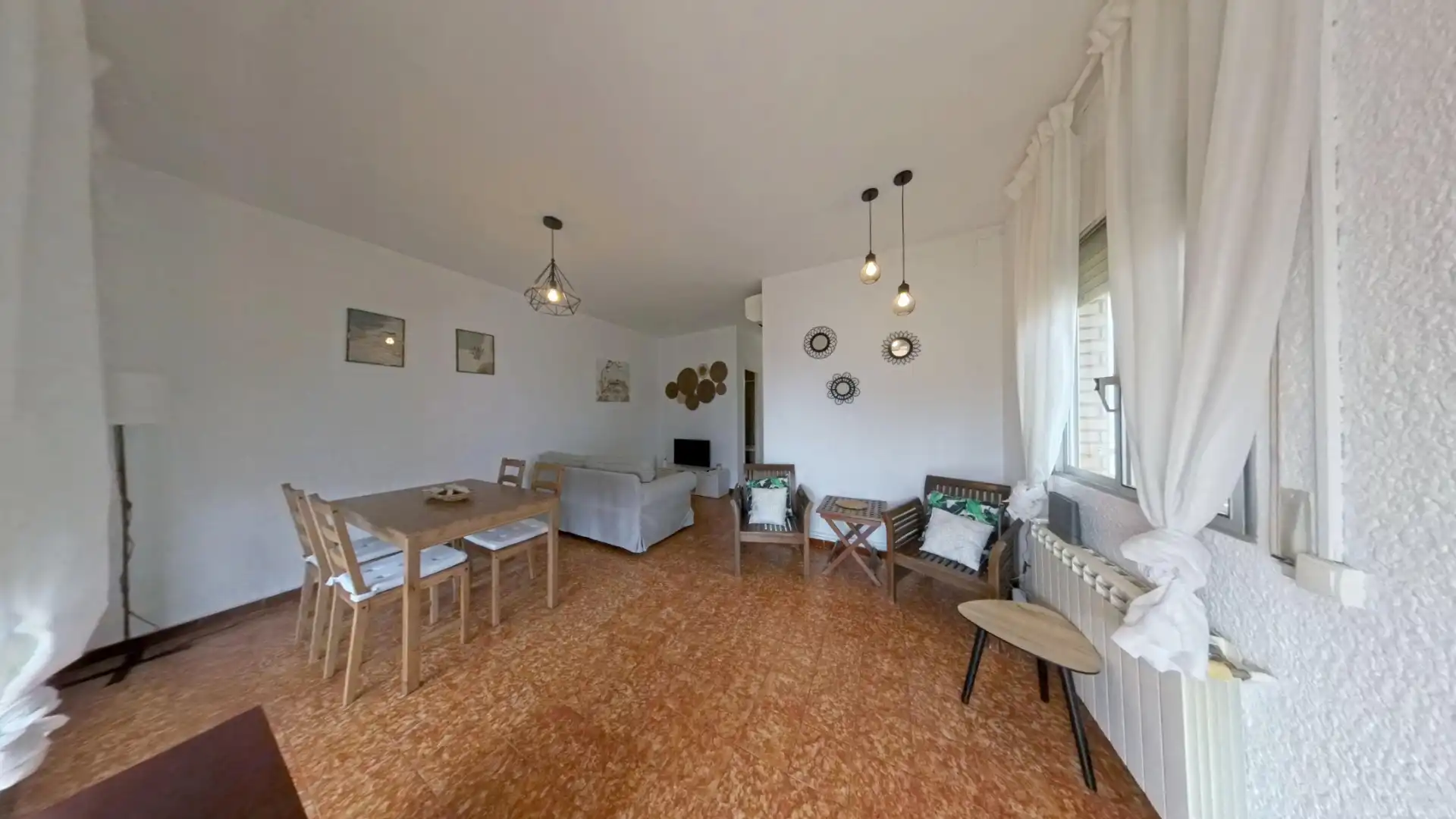 Sala d'estar de Apartament de lloguer en Cambrils amb Aire condicionat, Calefacció i Terrassa