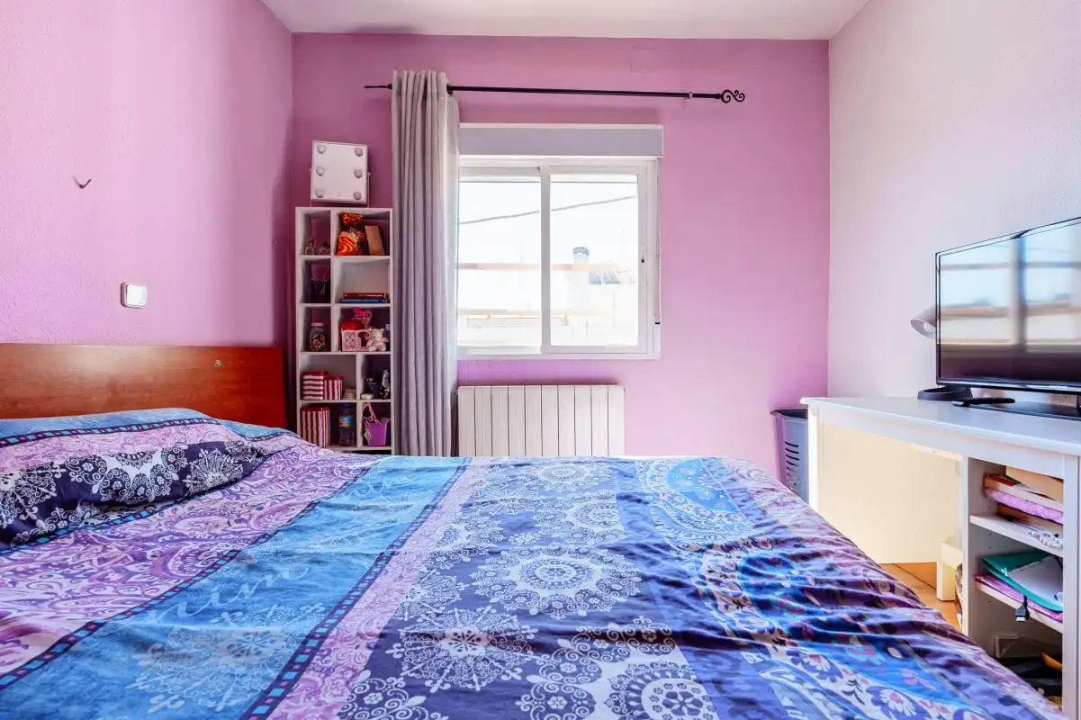 Bedroom of Flat for sale in Madrid  with Heating, Terrace and Balcony