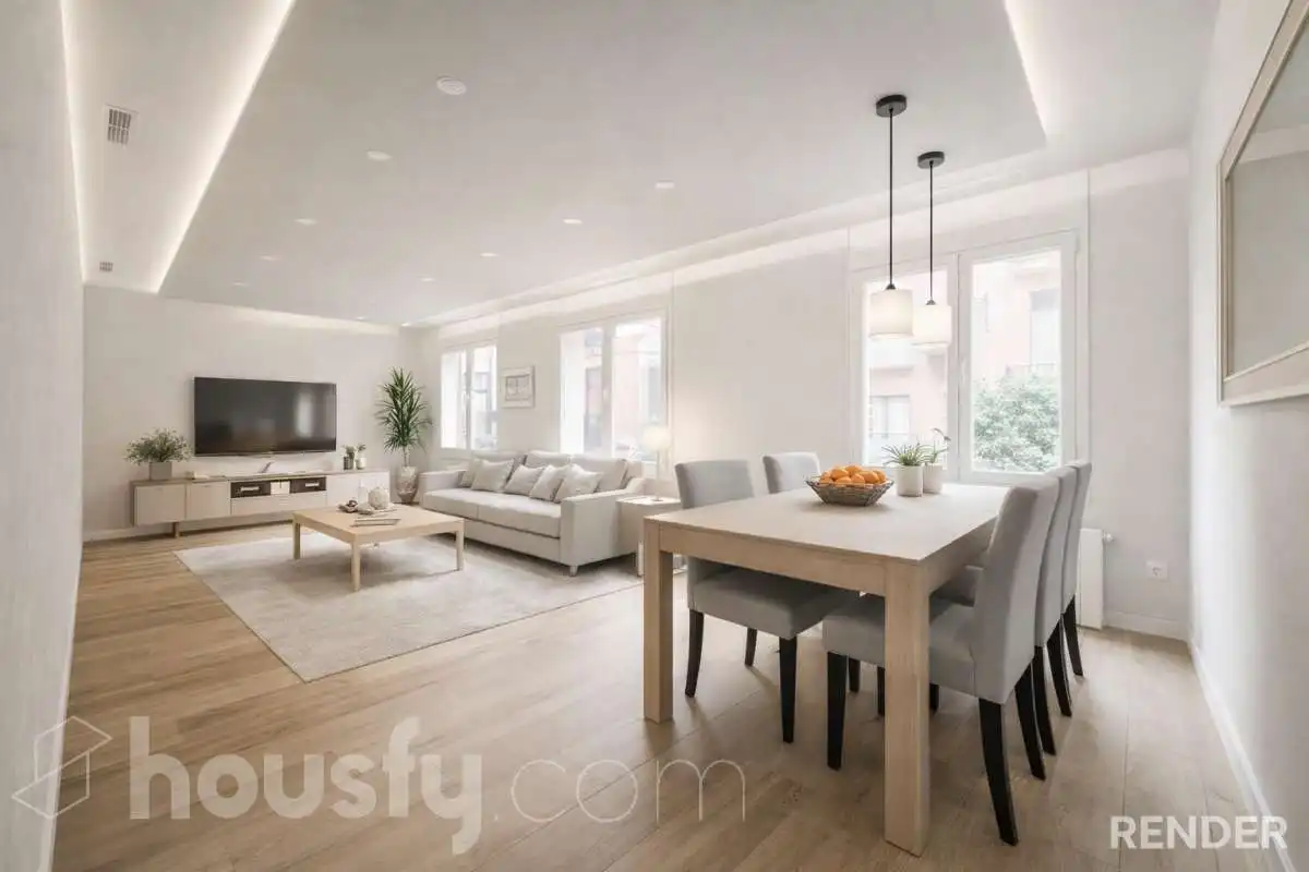 Sala de estar de Piso en venta en Barcelona con Aire acondicionado