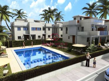 Maison jumelée avec piscine à vendre à Puerto de Mazarrón