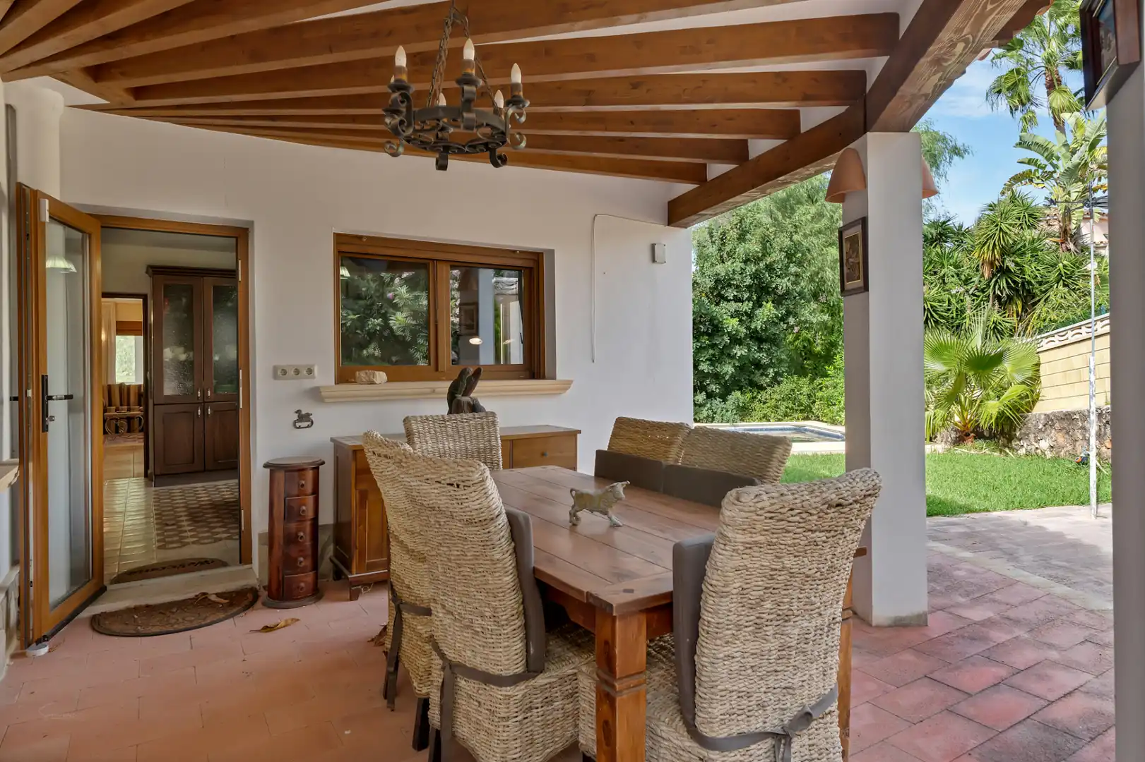 Terraza de Casa o chalet en venta en Dénia con Aire acondicionado, Calefacción y Jardín privado
