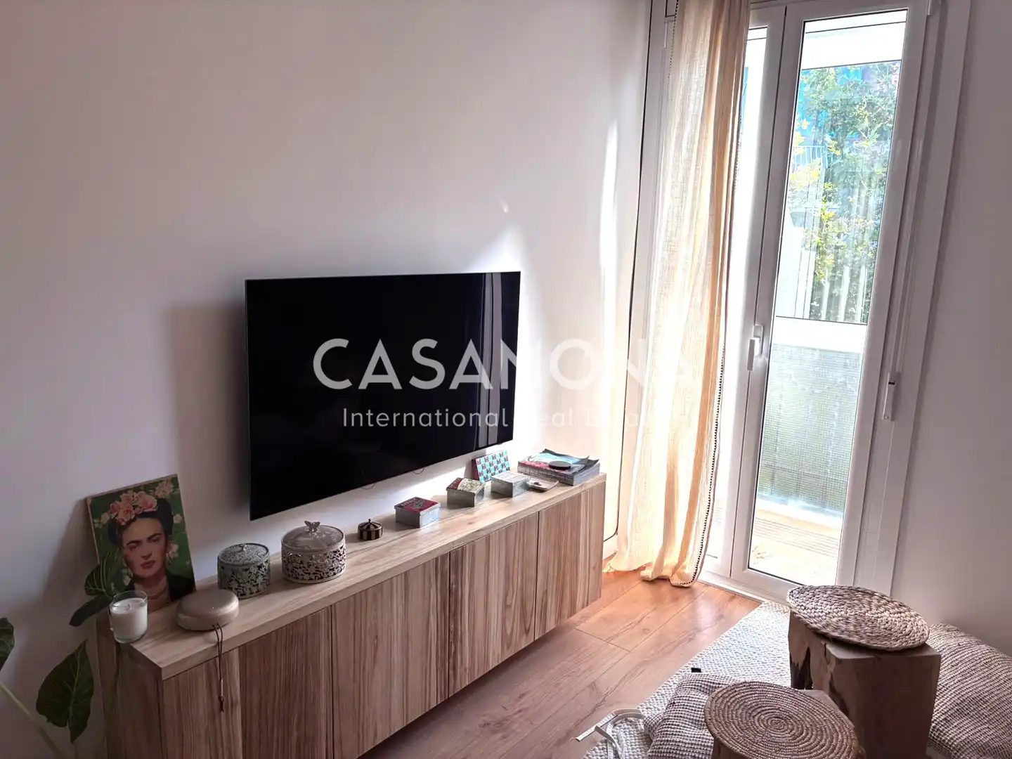 Sala de estar de Apartamento de alquiler en Barcelona