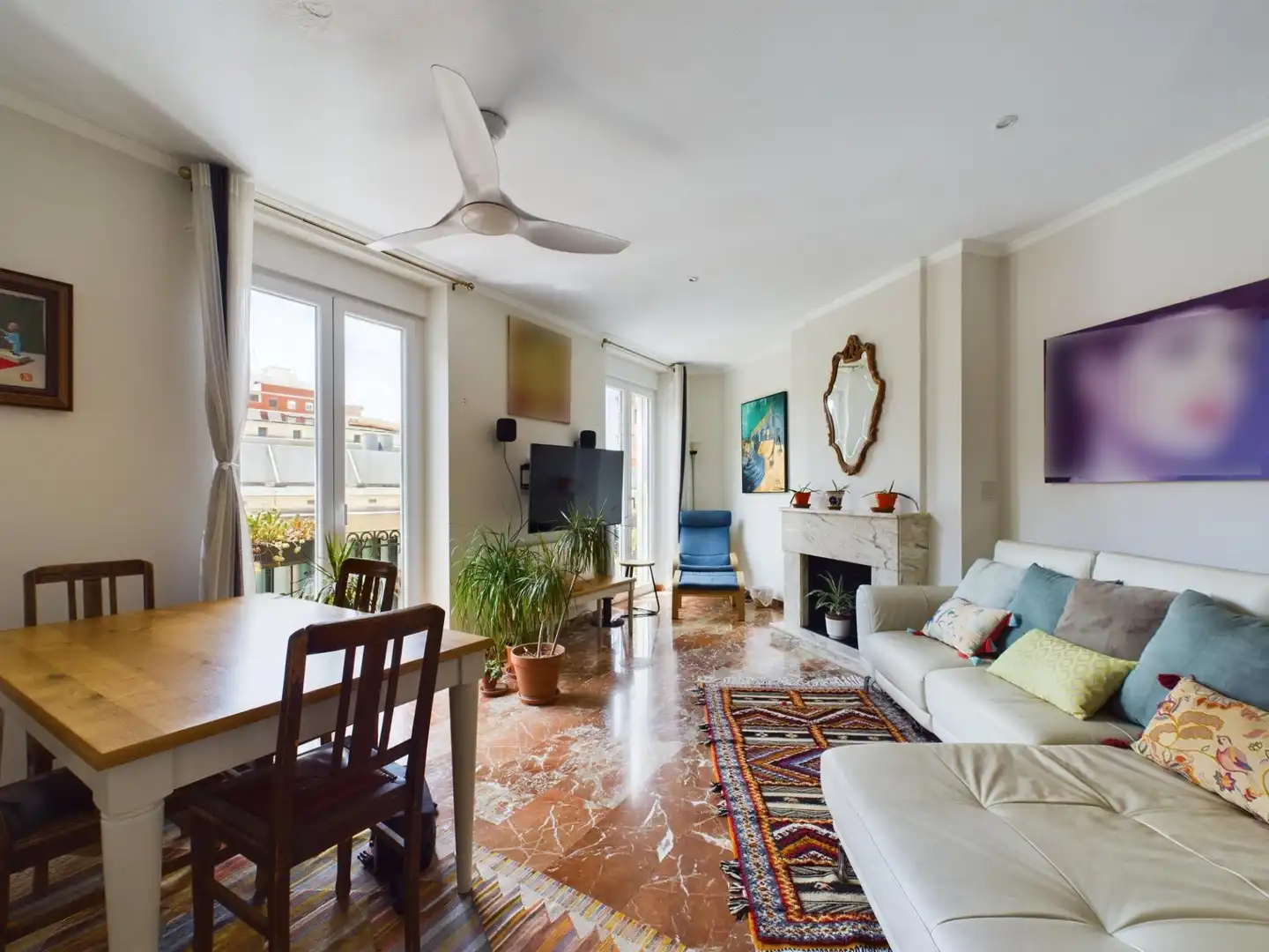 Sala d'estar de Pis en venda en L'Eixample