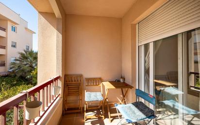 Balcony of Flat for sale in  Granada Capital  with Air Conditioner, Heating and Private garden