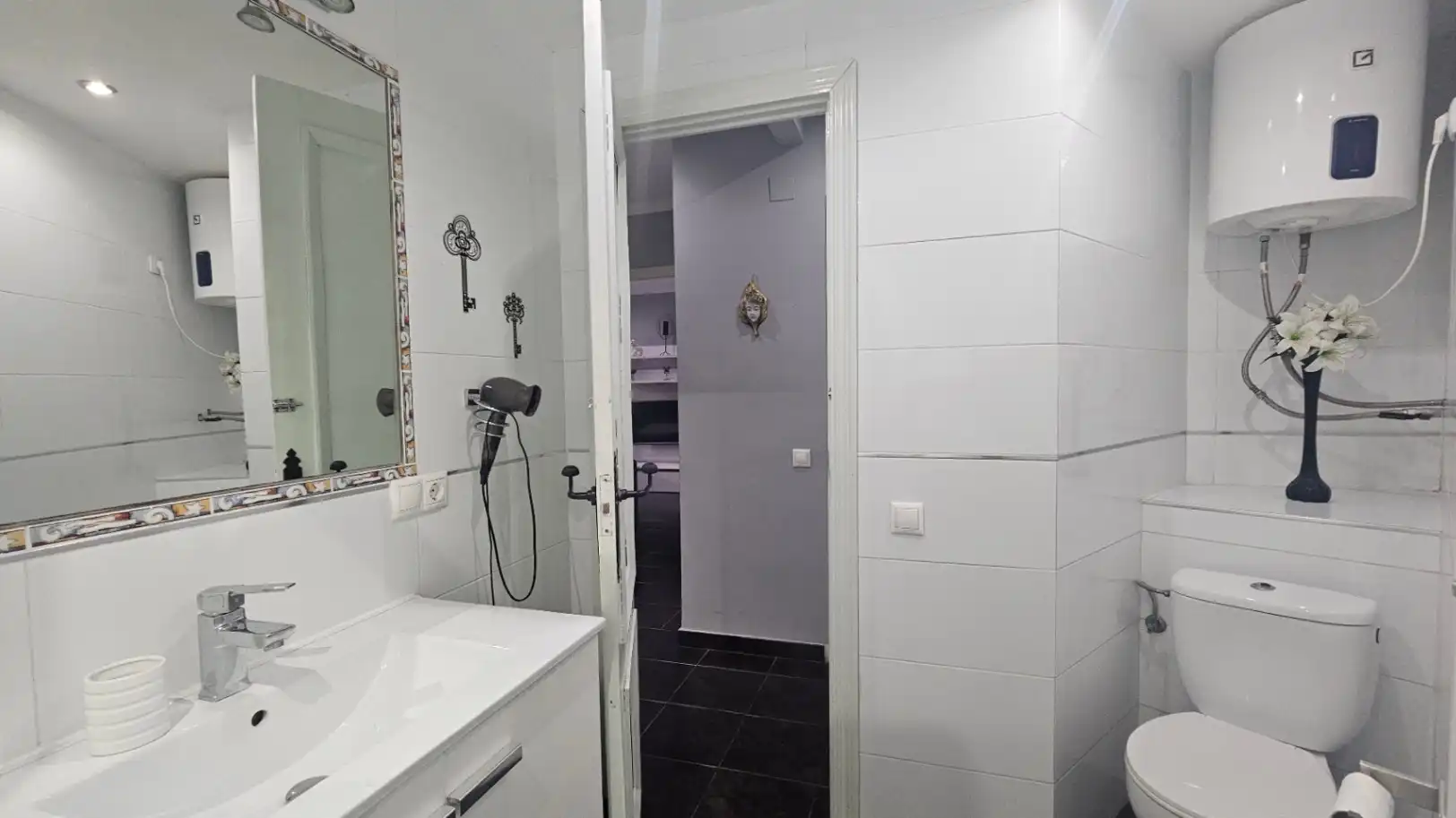 Bany de Apartament en venda en Alicante / Alacant amb Aire condicionat, Calefacció i Terrassa