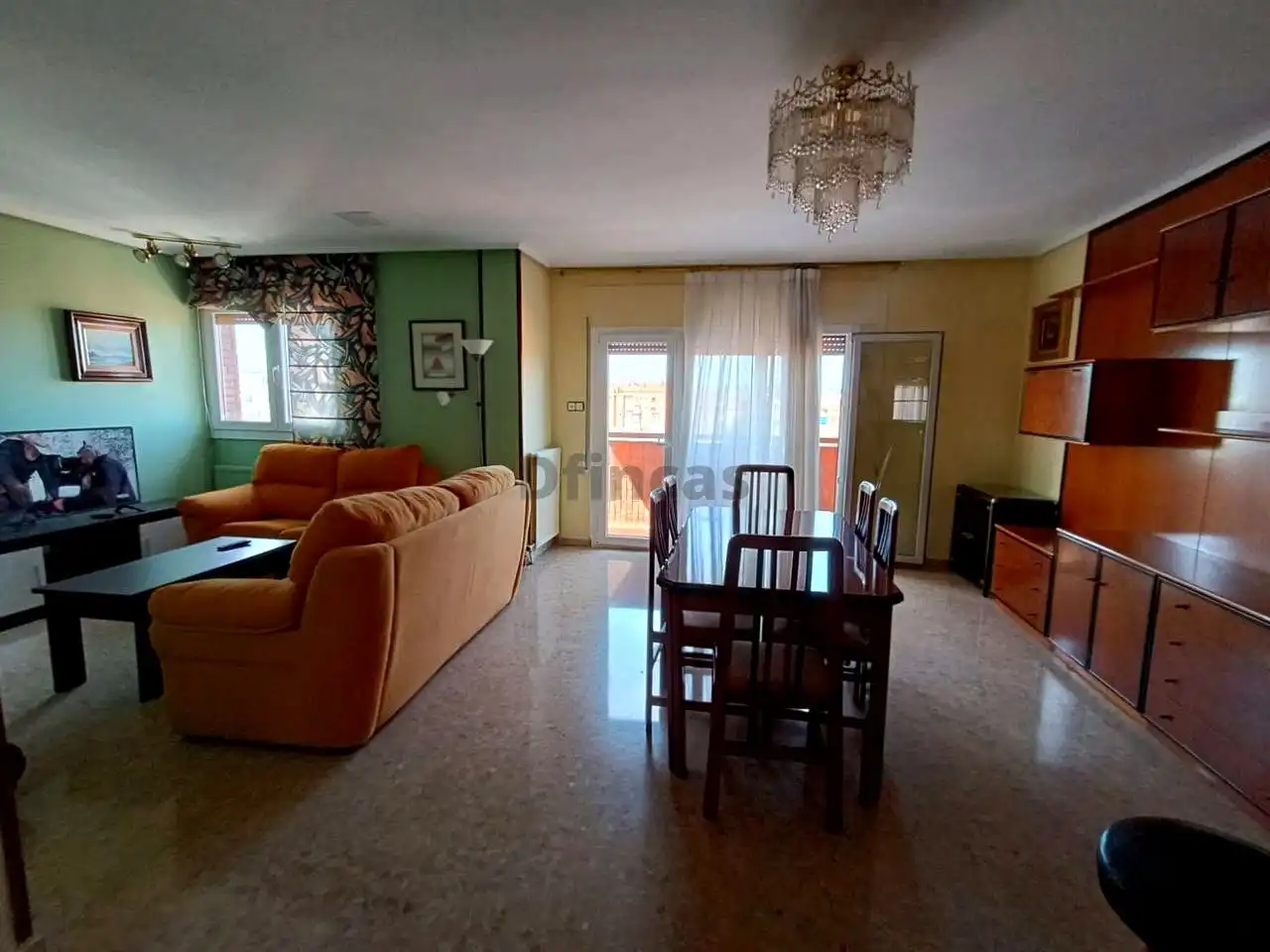 Wohnzimmer von Wohnung zur Miete in Teruel mit Heizung, Terrasse und Möbliert