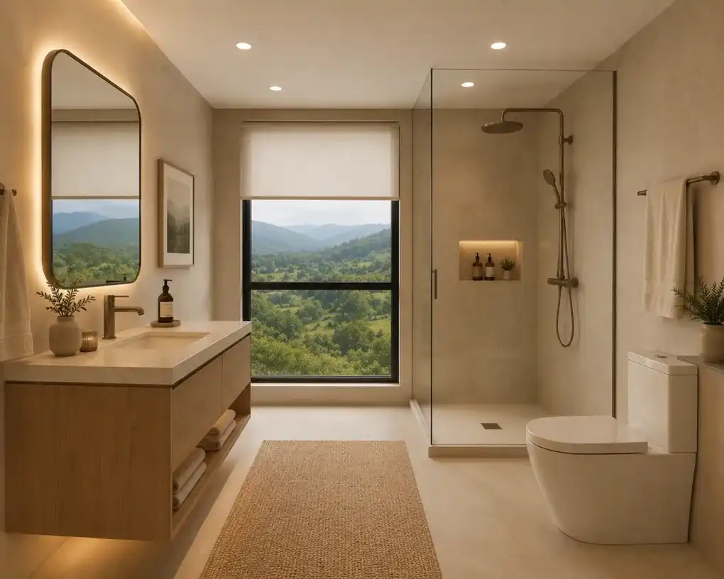 Bathroom of Houses for sale in Cangas de Onís  with Private garden and Terrace