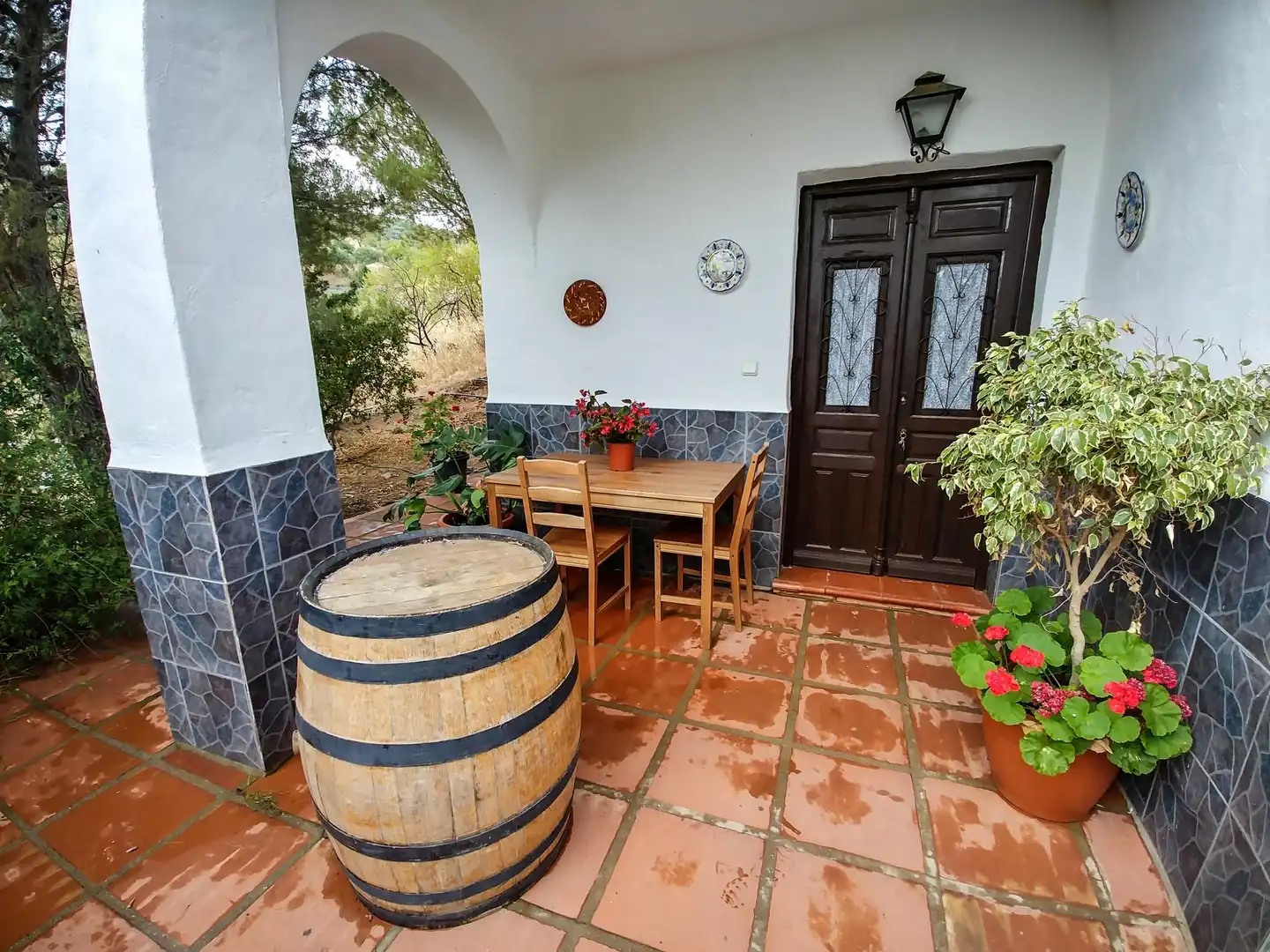 Terraza de Finca rústica en venta en Almogía con Aire acondicionado, Terraza y Piscina