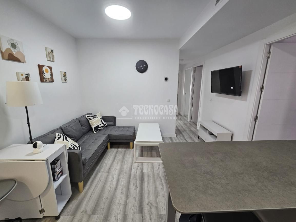 Living room of Flat to rent in Getafe  with Air Conditioner and Furnished
