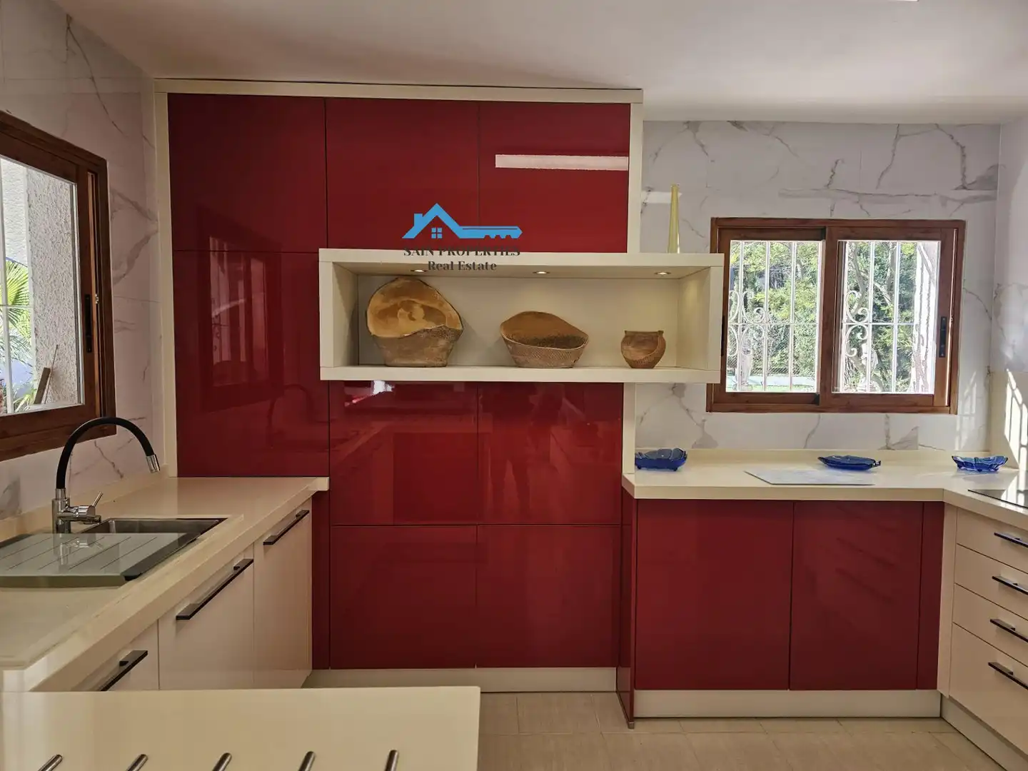 Cocina de Casa o chalet en venta en Altea con Aire acondicionado, Calefacción y Jardín privado