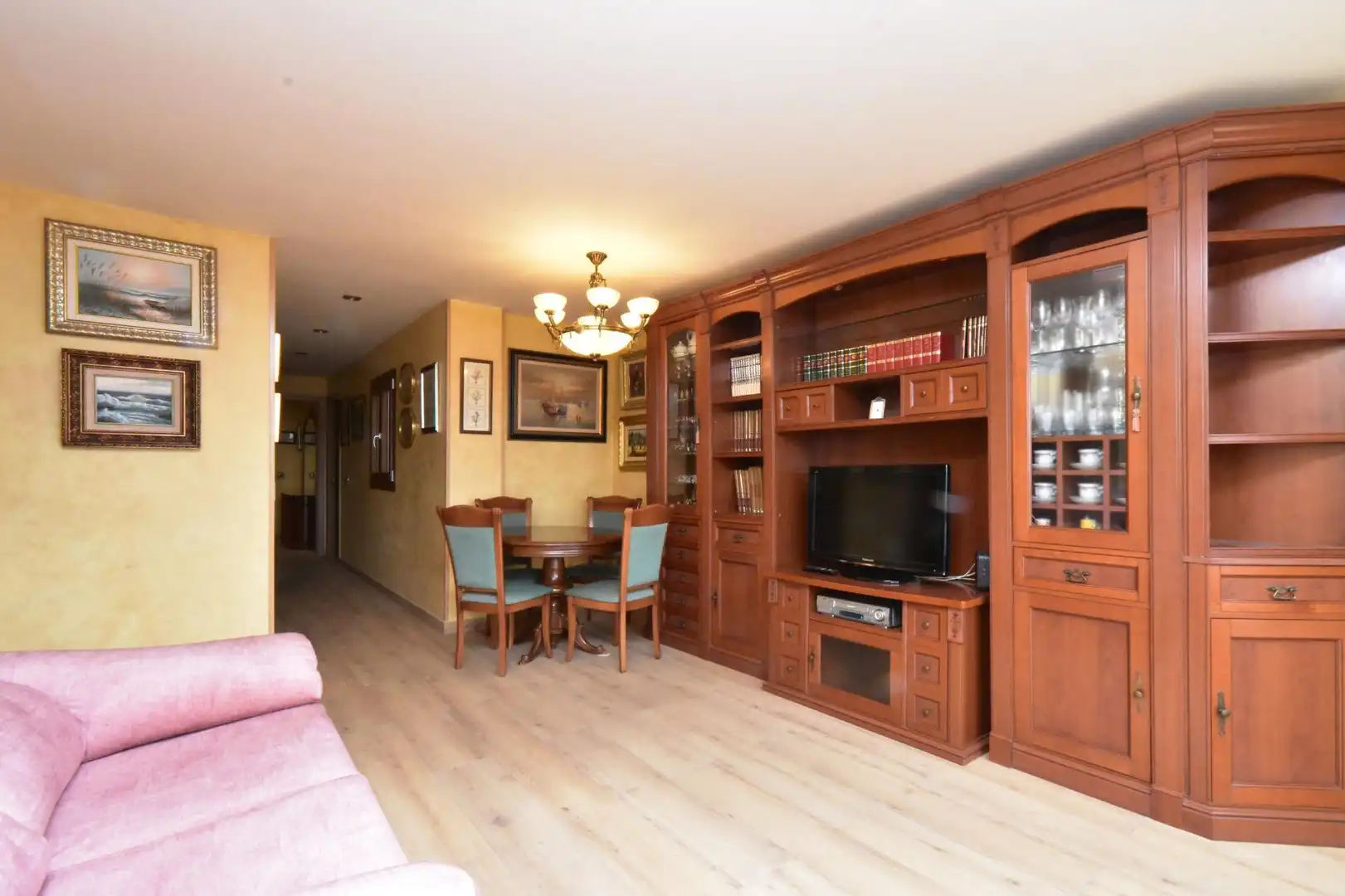 Sala d'estar de Pis en venda en  Palma de Mallorca amb Aire condicionat, Calefacció i Parquet