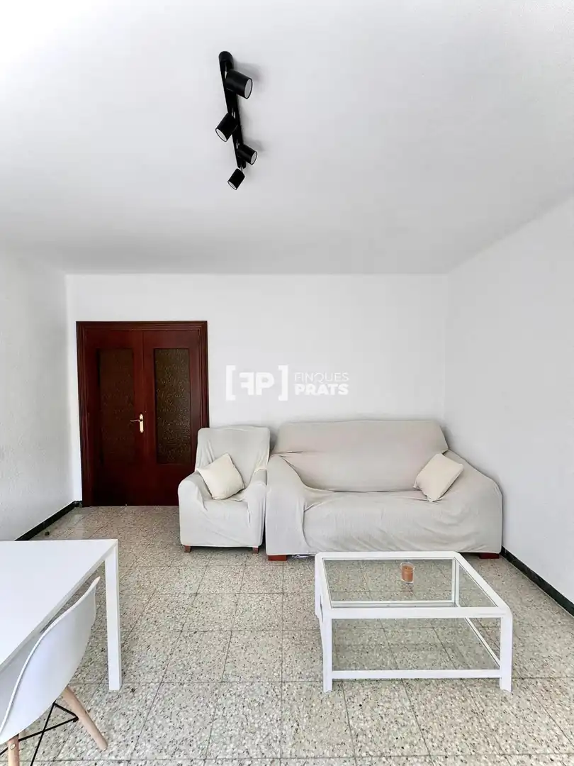 Living room of Flat for rent in Lleida  with Heating, Terrace and Furnished