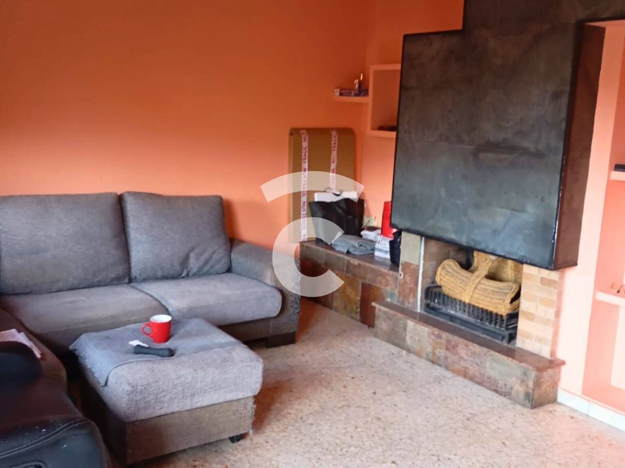 Sala de estar de Piso en venta en Manlleu con Aire acondicionado, Terraza y Balcón