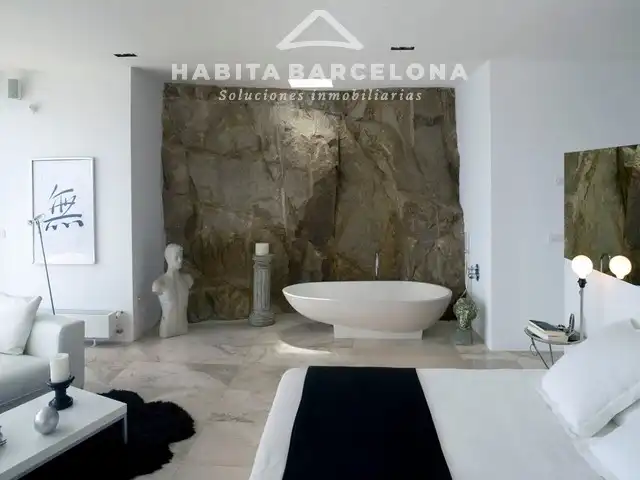 Bathroom of Houses for rent in Palafrugell  with Air Conditioner, Heating and Private garden