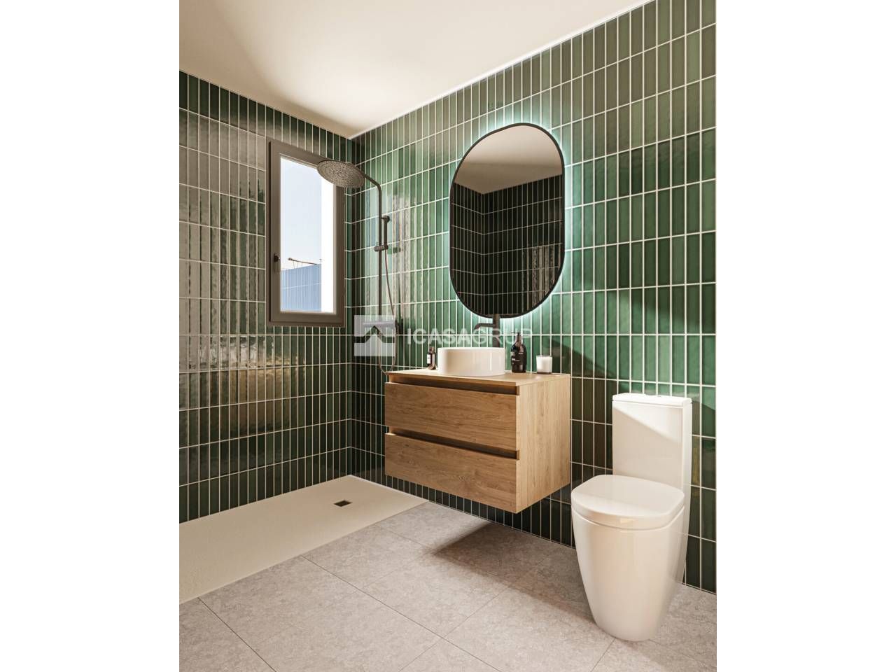 Bathroom of Flat for sale in Sabadell  with Air Conditioner, Parquet flooring and Balcony