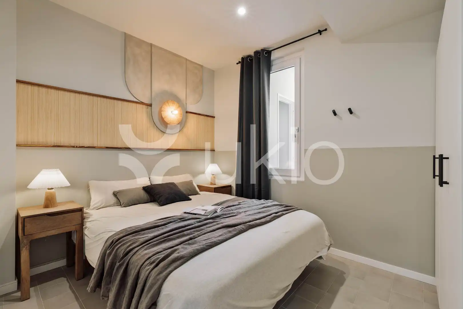 Habitación de Apartamento de alquiler en Barcelona con Aire acondicionado, Calefacción y Amueblado
