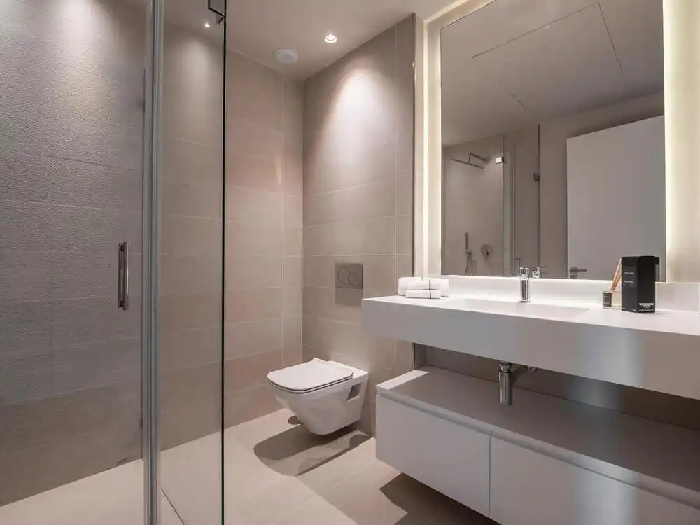 Bathroom of Houses for sale in Estepona  with Air Conditioner, Private garden and Terrace