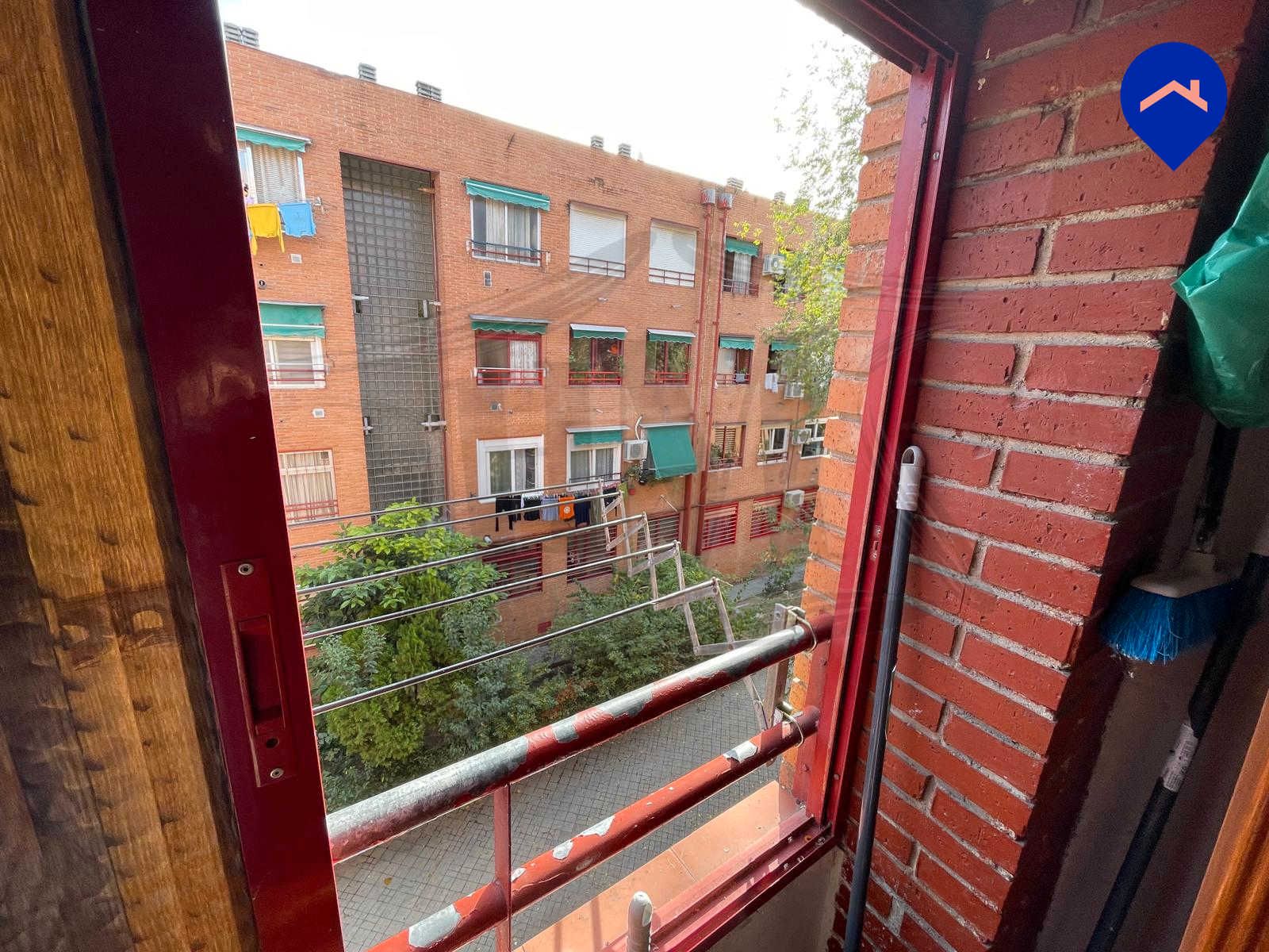 Balcony of Flat for sale in  Madrid Capital  with Air Conditioner and Heating