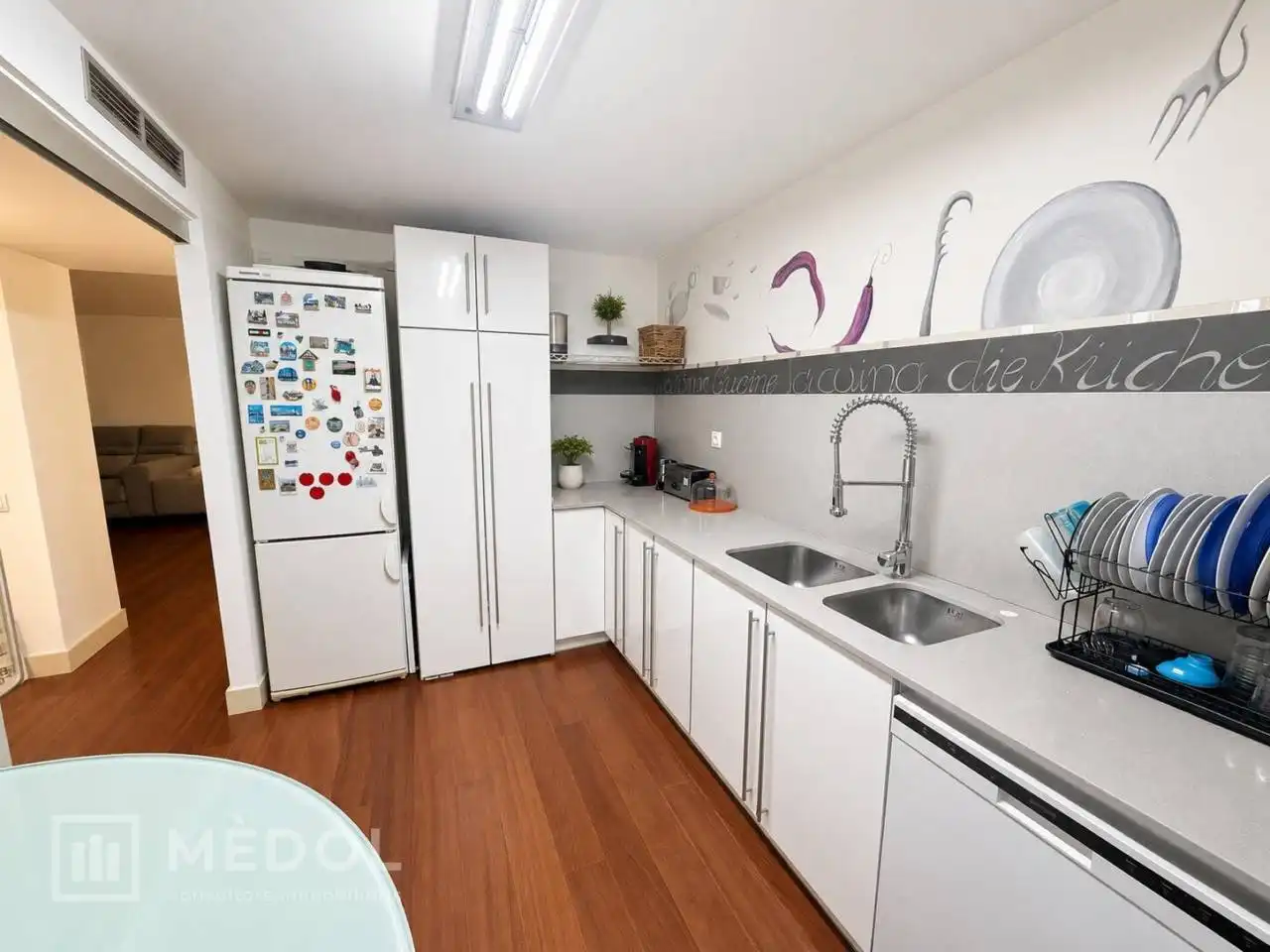Cocina de Piso de alquiler en Tarragona con Aire acondicionado, Calefacción y Parquet