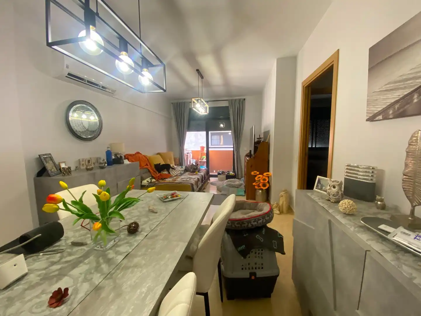 Comedor de Apartamento en venta en Camarles con Terraza