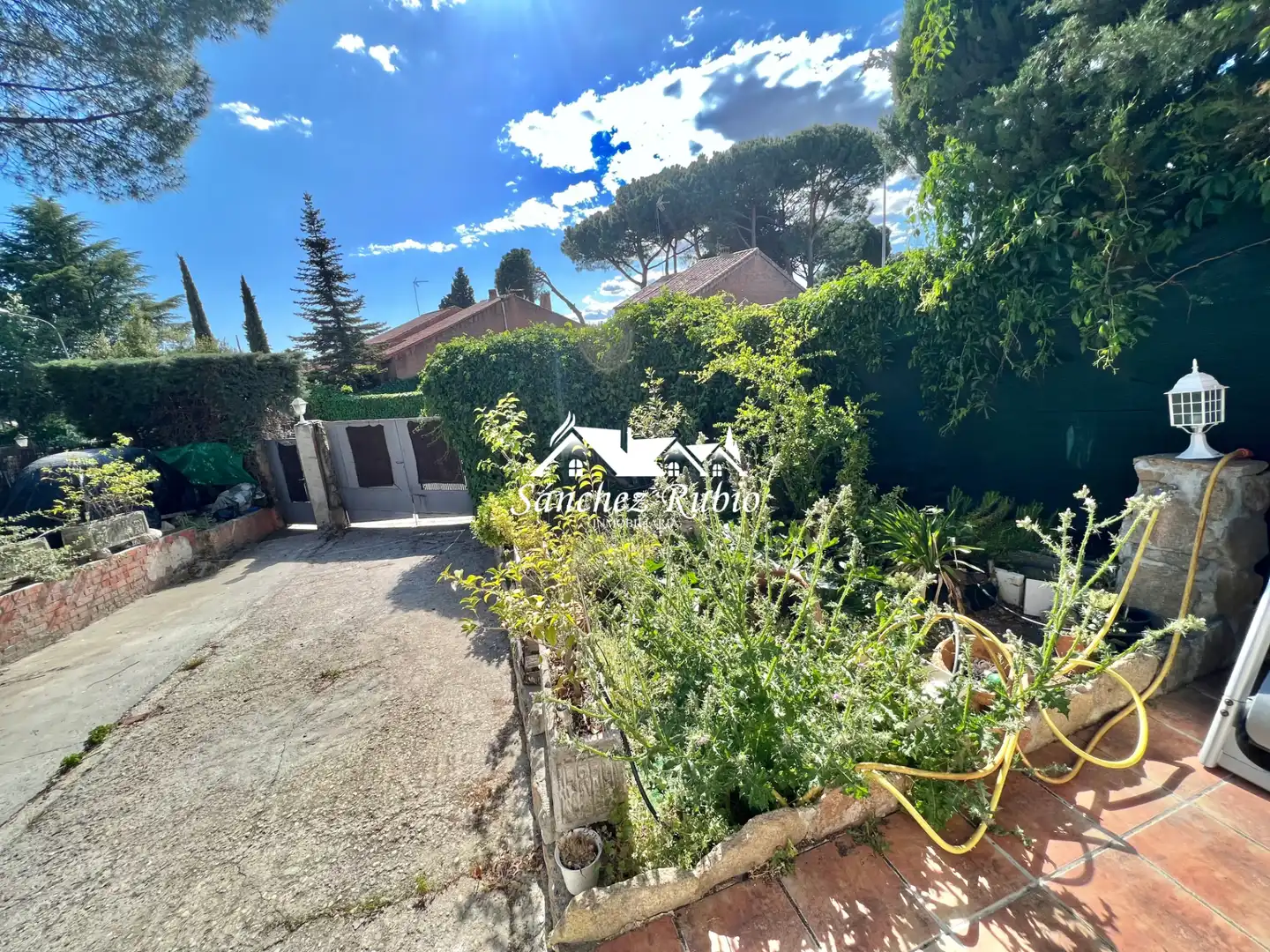 Jardí de Casa adosada de lloguer en Galapagar amb Calefacció, Jardí privat i Parquet