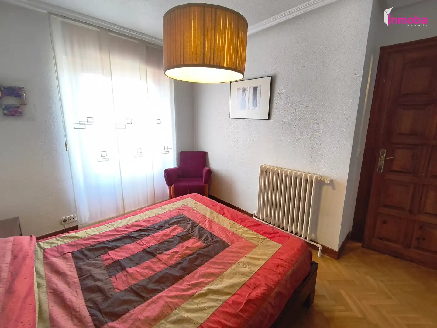 Schlafzimmer von Wohnung zum Verkauf in Aranda de Duero mit Heizung, Parkett und Balkon